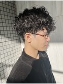 前下がりマッシュショート×スペインカール！！