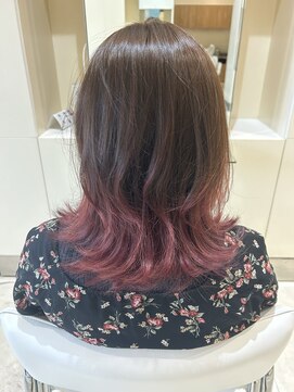 ボブインターナショナル(bob international) ピンクグラデーションカラー