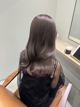 ミリー 梅田店(milly) ブリーチあり*透明感カラー*ラベンダーベージュ