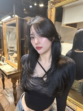 シェノン 心斎橋(CHAINON) ワンホンヘア/レイヤーカット/韓国ヘア