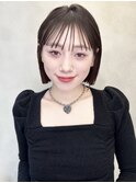 前髪　縮毛矯正　韓国　レイヤー　顔周り　大宮　ボブ　haruhi