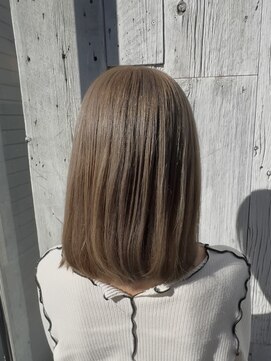 アン(Hair make un) ミルクティーベージュ♪