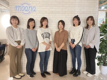 ヘアーリゾート モアナ(hair Resort moana)の写真/【本八幡駅徒歩5分】大人女性必見☆Stylist兼ヘアアドバイザー&ケアリスト在籍!ママStylistで悩み相談も◎