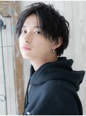 20代30代カジュアルツイストパーマメンズショート仙台愛子