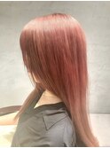 ブリーチなしダブルカラー レッドブラウン