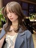カット＋ブリーチなしダブルカラー￥17000（横浜西口/韓国/白髪ぼかし）