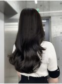 グレージュカラー/透明感カラー/レイヤーカット　上野