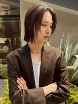 ノラジャーニー(NORA Journey)&nbsp;メンズボブウルフメンズミディアムレイヤーカットメンズウルフ