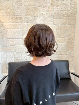 ヴァン カウンシル 川口店(VAN COUNCIL) くすみベージュ×ボブ【東川口 艶カラー】