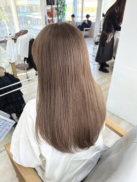 ラナヘアーサロン コウゾウジ(Lana hair salon KOZOJI) 柔らかベージュミディアムヘア/春日井駅