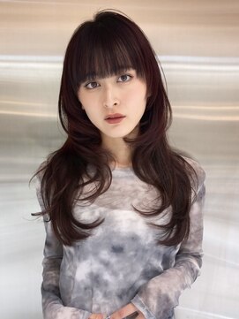 シー バイ ロンド 新宿(Sea by Lond) ココアベージュ×レイヤー[小顔/黒髪/オリーブグレー]