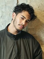 ダグラスヘア ツーバックス 岐阜 大垣駅(Douglas hair TWO BACKS)&nbsp;【メンズパーマ】かき上げツイストスパイラル