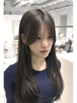 ラミ(L'ami) 《吉田光ノ丞》小顔顔周りカット/結べるローレイヤー/グレージュ