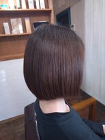 ワイエス(YS)&nbsp;艶感ショートボブ×ナチュラルブラウン