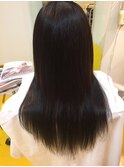 清楚な黒髪ロングに大変身!!