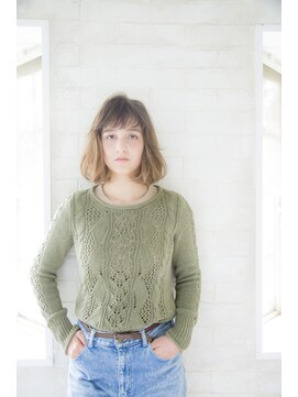 ガーランド (Garland) [Garland/表参道]☆くせ毛風ニュアンスパーマボブ☆