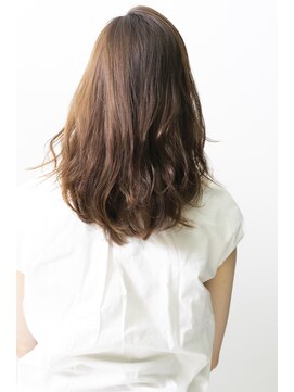 ヌーン ヘアメイク プラス ハッピータイムズ(NOON hair make+happy times) 耳かけ☆透明感イルミナアッシュベージュ 中野ヌーンstyle04