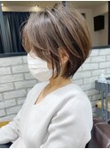 イルミナカラー・絶壁解消・ひし形・ショート・30代40代・猪狩