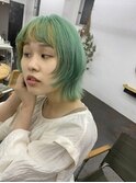 fin,/くびれヘア/似合わせカット/デザインカラー/ツートンカラー