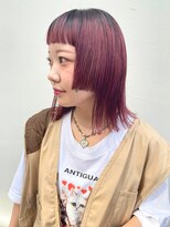 マジコ 下北沢本店(Magico) ダブルカラーピンクベージュケアブリーチハイトーン髪質改善