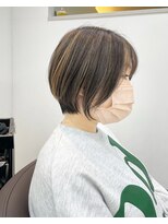 エル 横浜(eL)&nbsp;ハイライト×ショートヘア(神保)