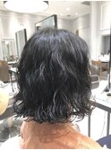 カーリー感が可愛いボブパーマヘア