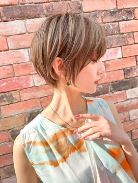 ロンドホットリップ 立川(Lond hot lip) モードヘア×前髪/顔周り髪質改善ショート[立川]