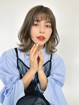 ルービック 梅田茶屋町(Rubik) 大人ゆるふわレイヤー×インナーカラー×ロブ