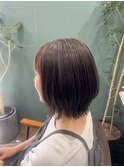 可愛いナチュラルな外はねボブ
