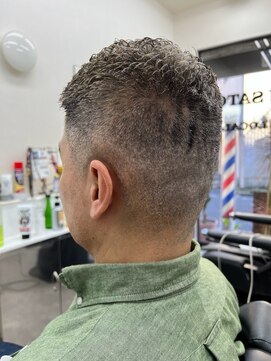 ヘアーサロンサトウ メンズカジュアルスタイル #平井#理容室#バーバー#メンズ