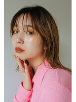 ヘアデザイン ソラ(Sola)&nbsp;ナチュラルグラデーションベージュ×シースルーバング