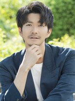 アンフィニー 銀座(ANFINI)&nbsp;爽やかメンズショート　アップバング　マッシュパーマ　おすすめ