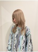 ブロンド/ダブルカラー/ケアブリーチ