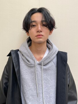 メーヴェ(Mowen) mowen 南堀江　メンズ　ナチュラル　センターパート　韓国風