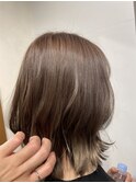 水素カラー×グレージュカラー