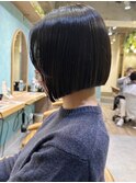 顔周り/前髪カット×韓国風レイヤーカット×ボブ[ボブ]