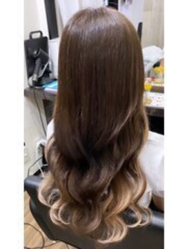 ネクサス 心斎橋(Nexus) シアーカラー セミディ カール 姫カット エクステ Nexus心斎橋