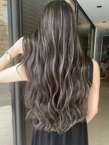 キング 梅田(K!ng) ハイライトカラーミルクティーベージュケアブリーチダブルカラー