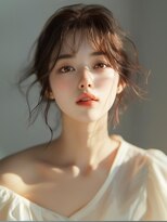 アルトリスト(Altruist Aging×HAIR&SPA)&nbsp;★ダークアッシュ大人ガーリーボブ着物ミディアムレイヤーカット