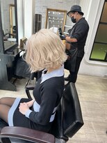 ノエ 心斎橋(Noe)&nbsp;ブリーチ2回～ホワイトブロンド♪髪質改善♪