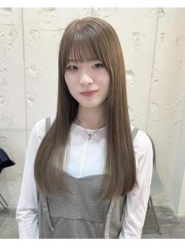 ネルバイグリーン(Nelle by green) 町田ブリーチなしダブルカラー、町田ベージュカラー、オリーブ