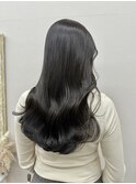 赤み消し透明感暗めグレージュ