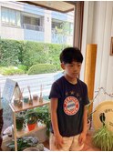 ツーブロックショート