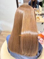 エスト 幕張本郷(est.)&nbsp;幕張本郷アプリコットオレンジハイライトカラーくびれヘア