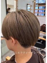 アース 若葉台店(EARTH) 「大人の透明感。ミルクティーグレージュで叶える柔らかヘア」