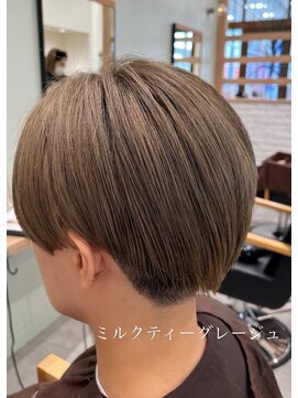 アース 若葉台店(EARTH) 「大人の透明感。ミルクティーグレージュで叶える柔らかヘア」