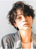 メンズパーマ/メンズマッシュ/マッシュパーマ/アッシュブラウン