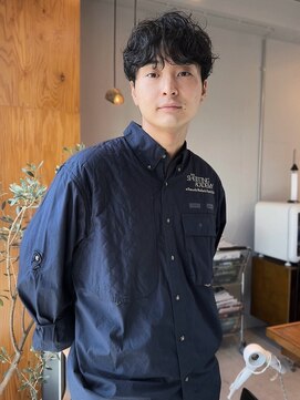 ワール(whirl.) メンズクセ毛風パーマルーズパーマ20代30代40代