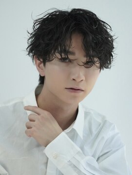 ネクストメンズ 表参道(NEXT men's) MEN’S HAIR/サーフカール/刈り上げセンターパート/渋谷