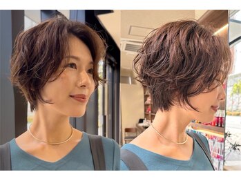 ジアン バイ ミルボン 西宮ガーデンズプラス(GIEN by milbon)の写真/【大人女性の魅力引き出す技術力】関西エリア圧倒的人気のGIENの似合わせショート,白髪ぼかしにリピ殺到